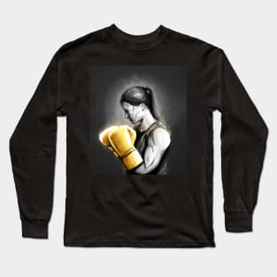 Katie Taylor Ireland Boxing Artwork Long Sleeve T-Shirt